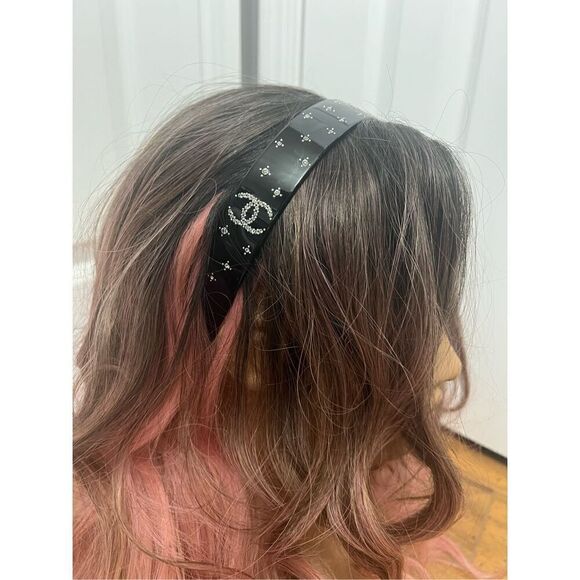 Chanel rhinestone cc headband hair accessory main image 11